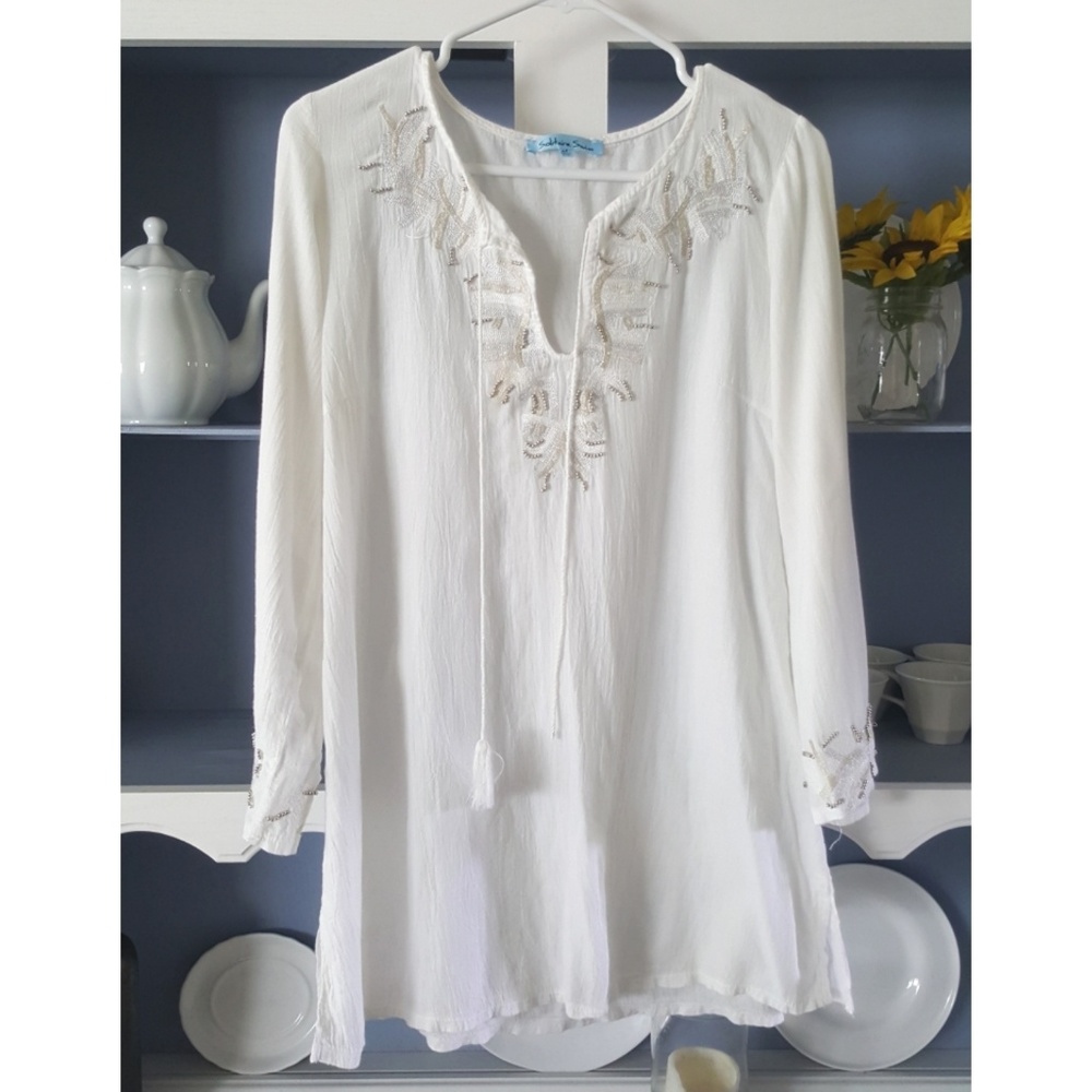 Solitaire Swim Blouse